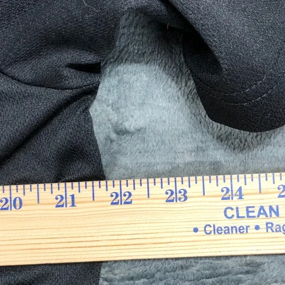 Barco Chef Shirt Mens Medium Black Short Sleeve Uniform Mock Neck Button Front - Picture 3 of 7